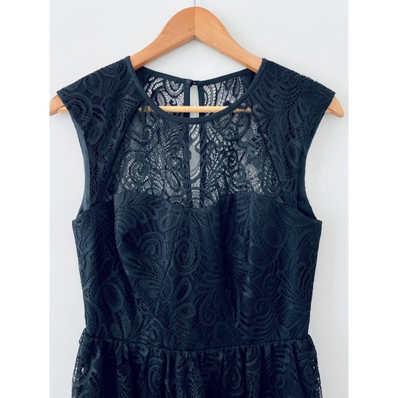 Trina Turk 🌹 Black Lace A-Line Cocktail Dress 🌿 - Picture 8 of 16